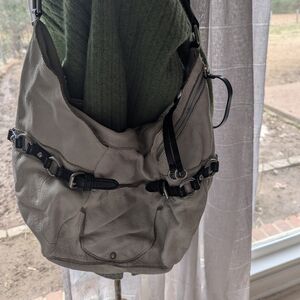 Bag, Kenneth Cole Cream Leather Hobo